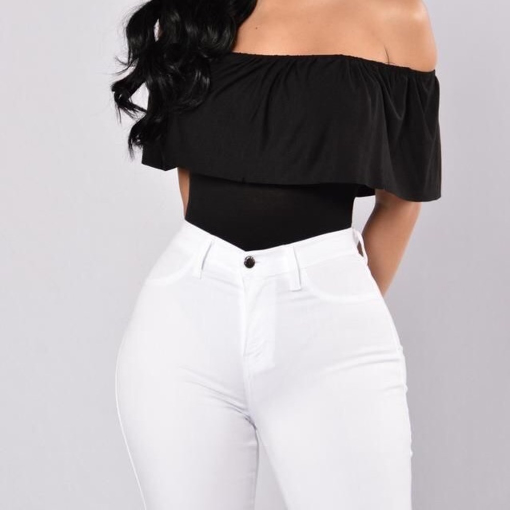 Black fashion nova bodysuit